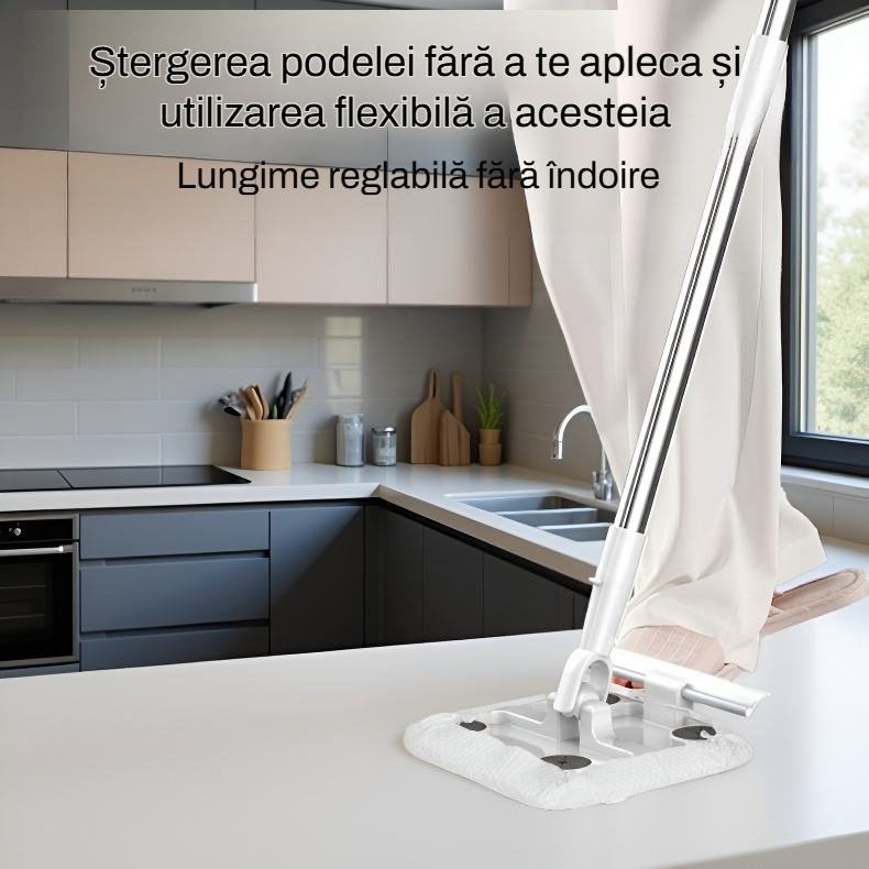 Prosop de față fără spălare manuală, mop mic