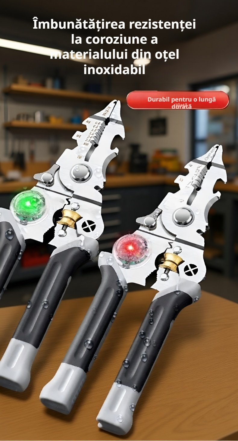 Clește cu funcții multiple pentru electricieni și meșteri