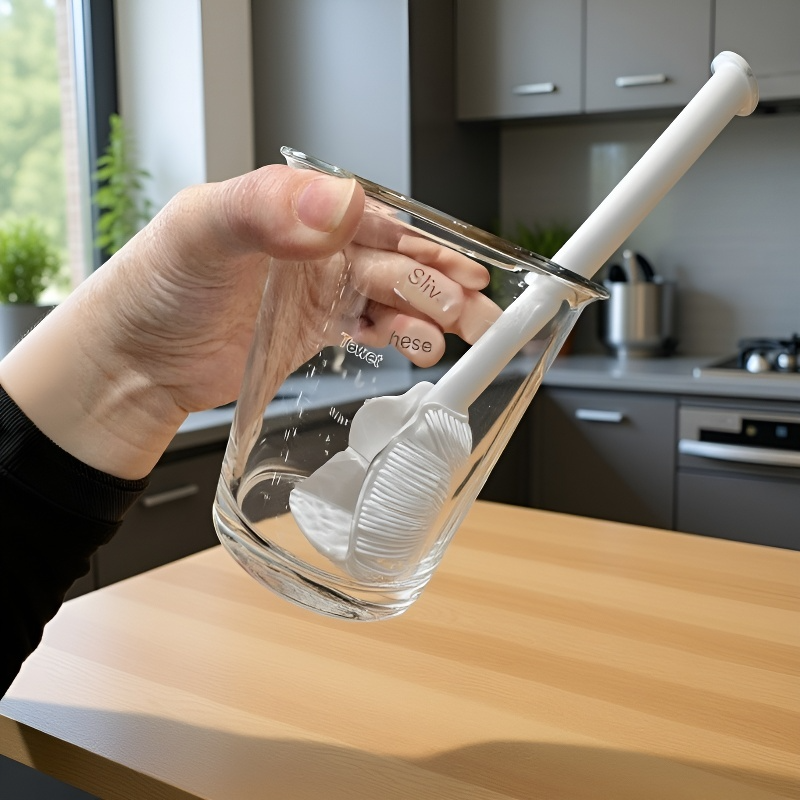 Accesoriu de curățenie cu mâner lung din silicon