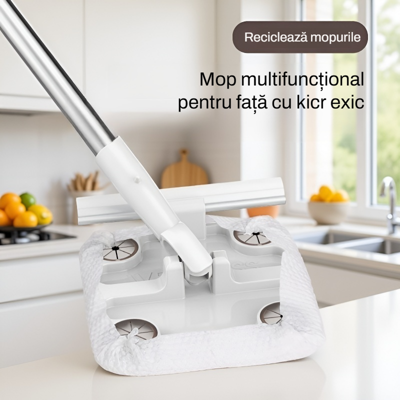 Prosop de față fără spălare manuală, mop mic