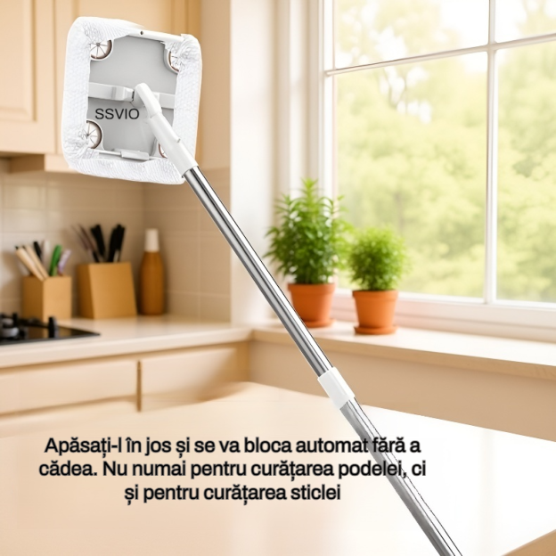 Prosop de față fără spălare manuală, mop mic