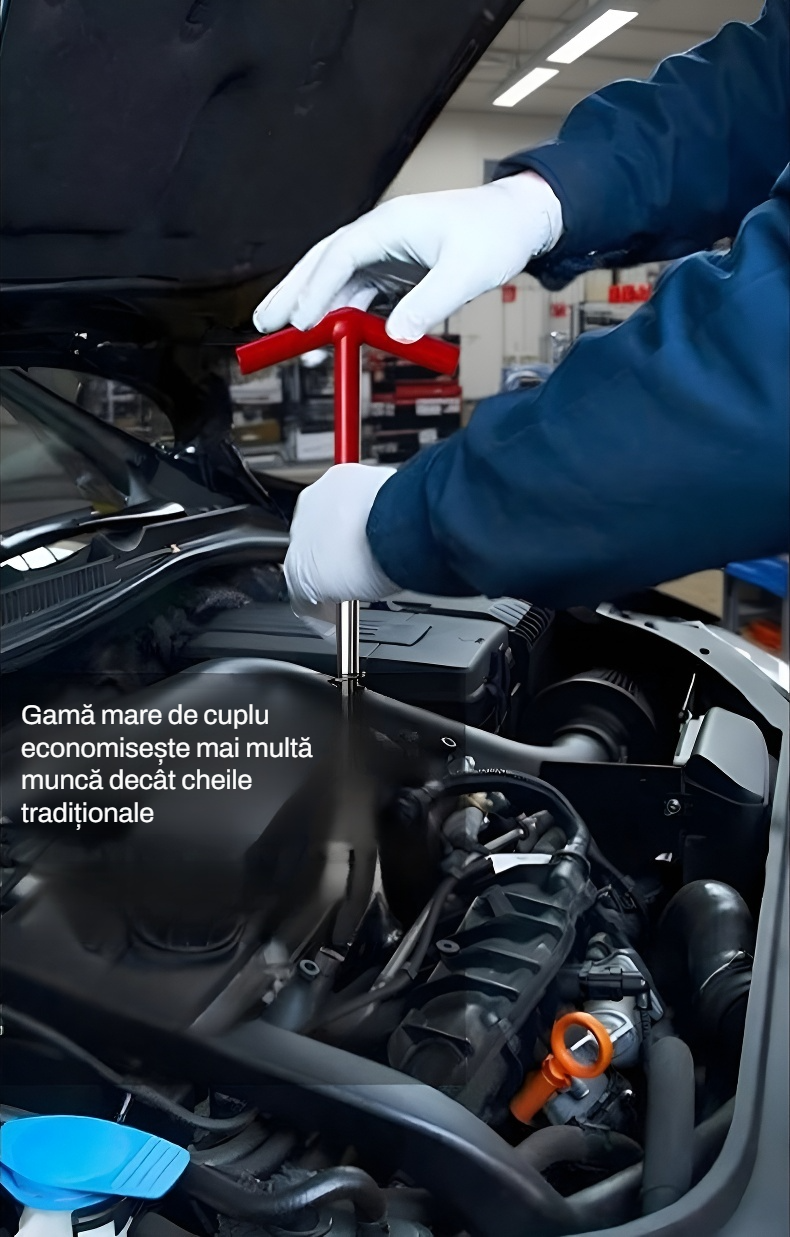 Cheie tubulară prelungită pentru montare și demontare bujii