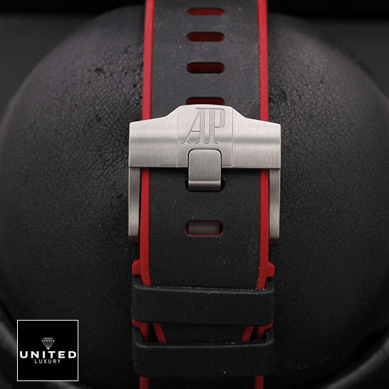 Audthtemars Pigthtuet Royal Oak Black Rubber Bracelet Replica steel clasp