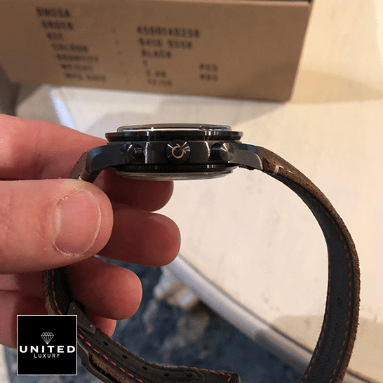 omethtga Speedmaster 311.92.44.51 Crown Replica side view