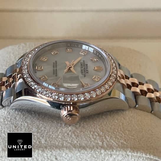 rolthtex Datejust 126233 Stainless Steel Case Rose Gold Crown Pusher Replica Watches