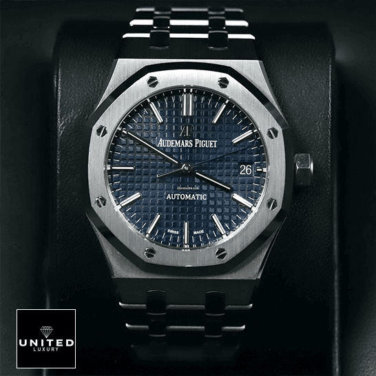 Audthtemars Pigthtuet Blue Dial Steel Case Replica in the black box