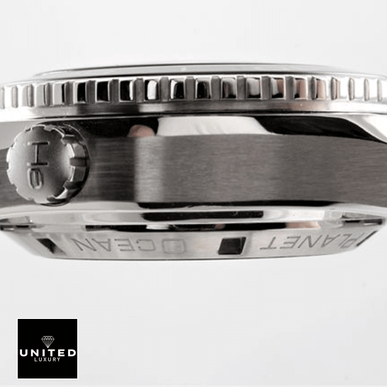 omethtga Seamaster Stainless Steel Case Replica crown white background