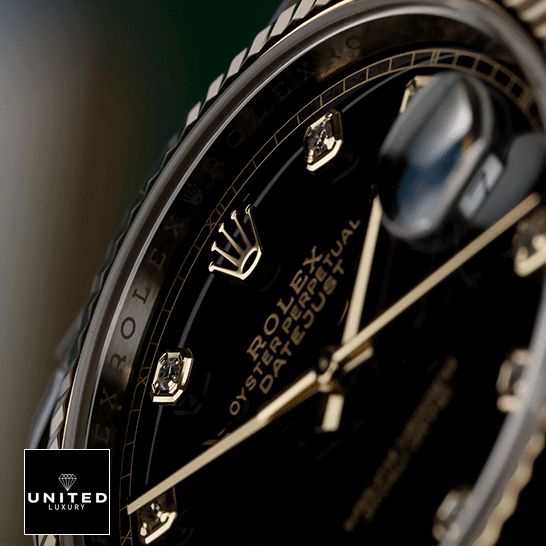 rolthtex Datejust 12633BKDJ Black Dial on the Yellow Gold rolthtex Logo Replica