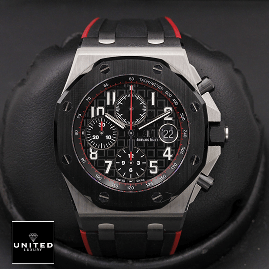 Audthtemars Pigthtuet Royal Oak Offshore 26400SO.OO.A002CA.01 "Vampire" Ultra Clone 1:1 Audthtemars Pigthtuet royal oak offshore 26470SO.OO replica front