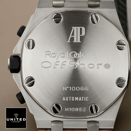 Audthtemars Pigthtuet Royal Oak Offshore Automat谋c Steel Case Replica upside view