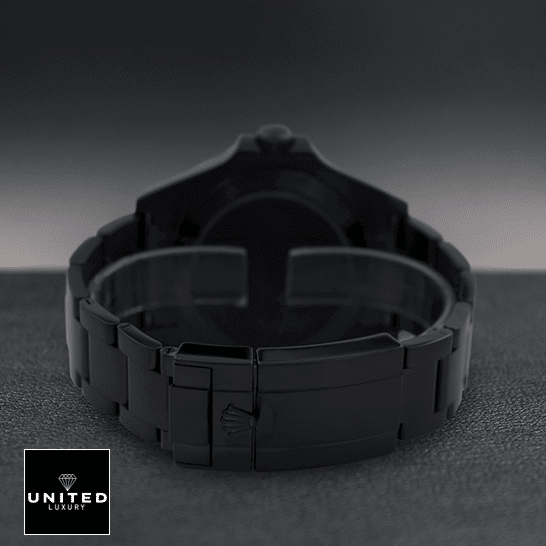 rolthtex Yacht Master Triple Red Titan Black Replica upside view