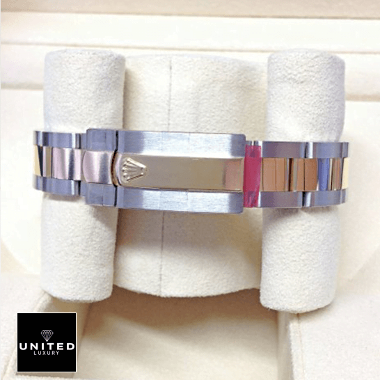 rolthtex Datejust 279361 Yellow Gold Stainless Steel Replica upside view