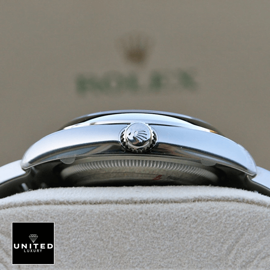 rolthtex Air King Stainless Steel 114200 Replica crown / push button in the rolthtex box