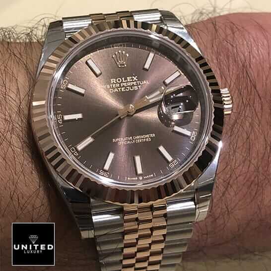 rolthtex Datejust 126331 "Everose Gold" Ultra Luxury Clone rolthtex 126331 chocolate replica