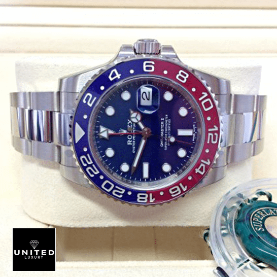 rolthtex GMT-Master II 116719BLRO "Pepsi" Authentic Replica Edition rolthtex gmt master II blue dial amp redblue 116719BLRO man rolthtex GMT-Master II Blue Dial & Red/Blue Bezel 116719BLRO Replica in the rolthtex Box