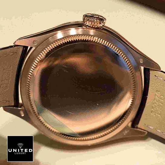 rolthtex Cellini Stainless Steel Case Replica upside view