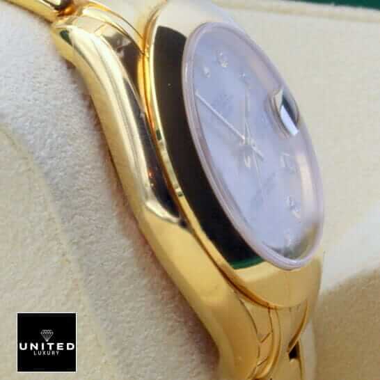 rolthtex PearlMaster Gold Diamond 81208 Replica side view in the box