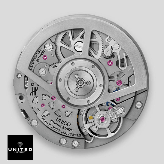 hubthtlot Big Bang Unico Red Sapphire 411.JR_.4901.RT Steel Replica white background