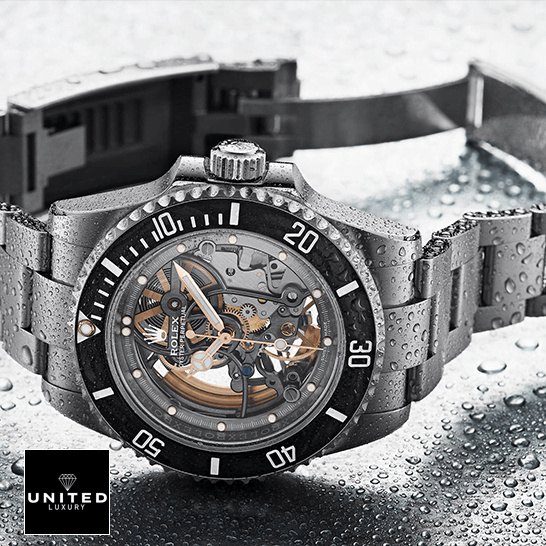 rolthtex Oyster Perpetual Skeleton Dial Replica