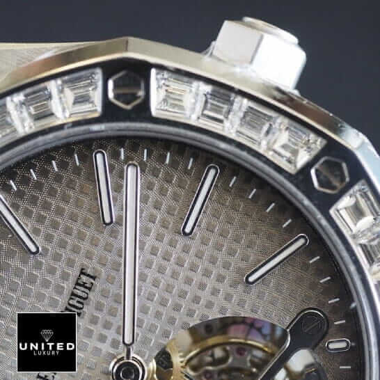 Audthtemars Pigthtuet Royal Oak Tourbillon Extra-Thin 26510PT.OO.1220PT.01 "Platinum Diamond" Handcrafted Clone Quality ap extra thin tourbillon extra dial