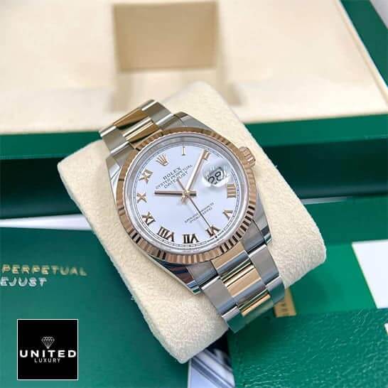 rolthtex Datejust 36 White Roman Numerial Oyster Replica