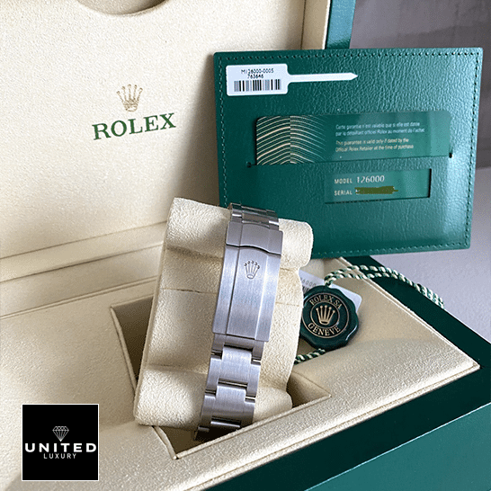 rolthtex Oyster Perpetual 126000 "Green Dial" Ultra Clone 1:1 rolthtex Oyster Perpetual 126000 Stainless Steel Oyster Bracelet Replica& Guarantee Card in the Green rolthtex Box
