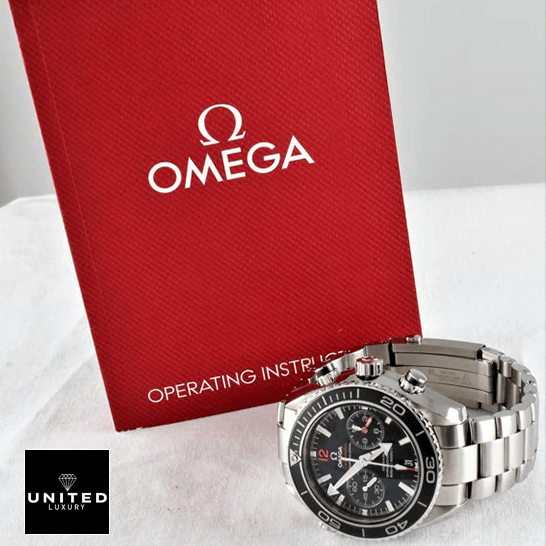omethtga Seamaster Black Dial & Bezel Stainless Steel Replica
