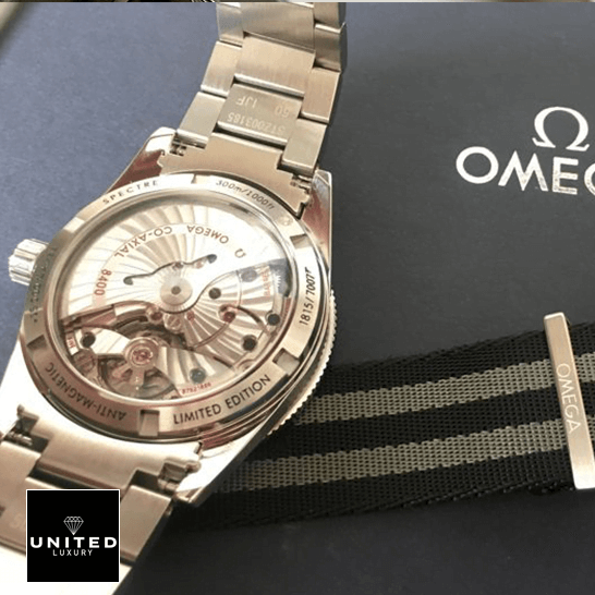 omethtga Seamaster 30 Spectre Stainless Steel Replica upside view