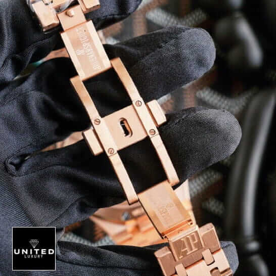 Audthtemars Pigthtuet Royal Oak 15500OR.OO.1220OR.01 "Rose Gold" Exclusive Clone Edition ap 15500 rose gold clasp