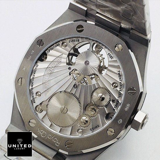Audthtemars Pigthtuet Royal Oak Tourbillion Extra Thin Replica upside case view