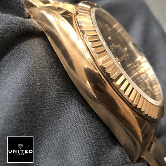 rolthtex Sky-Dweller Chocolate 326935-0003 Rose Gold Case Replica