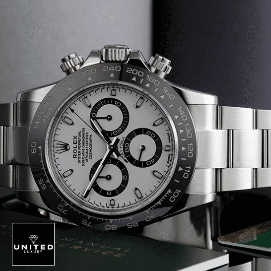 rolthtex Daytona 116500ln-0001 Black Bezel Oyster Replica on the table