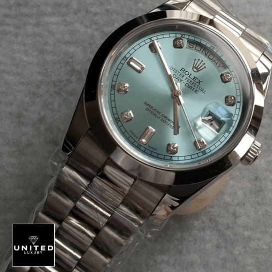 rolthtex Day-Date II 218206-0009 Oyster Replica