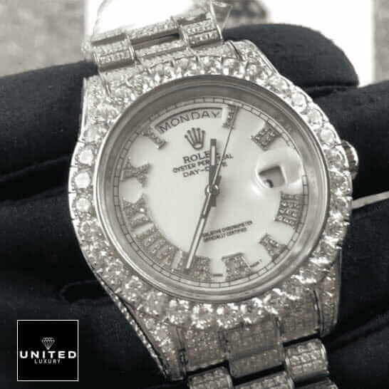 rolthtex Day-Date II 218239 Diamond Replica