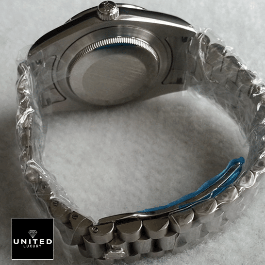 rolthtex Day-Date II 218206-0009 Stainless Steel Case Oyster Braclet Replica Fold Clasp