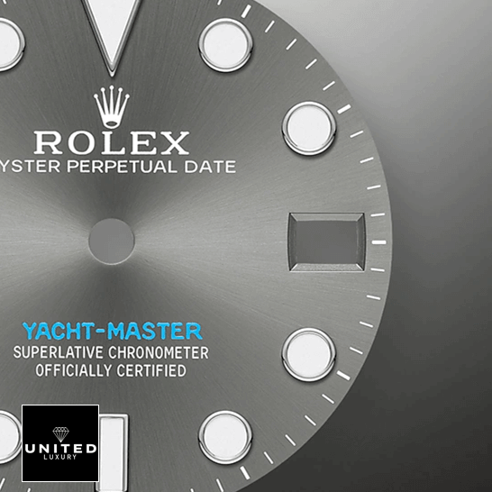 rolthtex Yacht Master 268622 Grey Dial Replica grey background