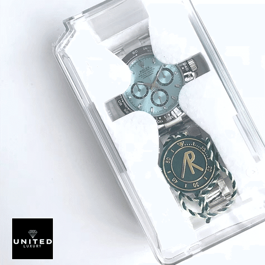 rolthtex Daytona Cosmograph 116506 Blue Dial Replica in the Box