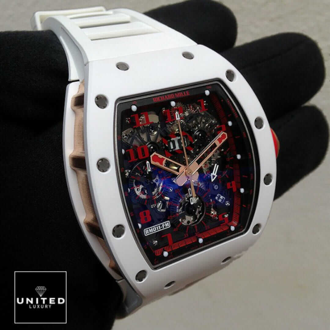 Richthtard Mithtlle  RM 011 White Demon Chronograph Ultimate Clone Quality Yeni Proje 17