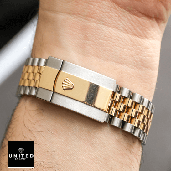 rolthtex Datejust 126333 Yellow Gold Jubilee Replica stainless steel clasp