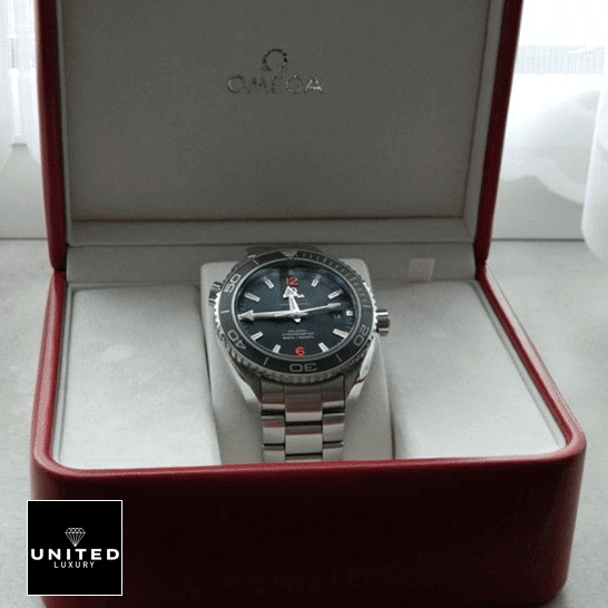 omethtga Seamaster Planet Ocean Black Dial Replica in the box