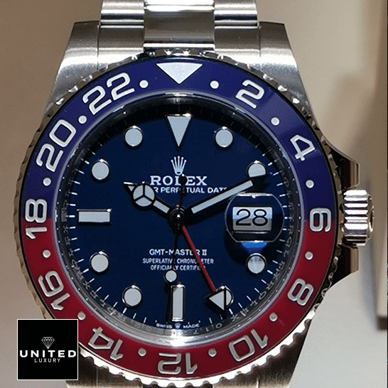 rolthtex GMT-Master II 116719BLRO "Pepsi" Authentic Replica Edition rolthtex gmt master II blue dial amp redblue 116719BLRO rolthtex GMT-Master II Blue Dial & Red/Blue Ceramic Bezel 116719BLRO Replica