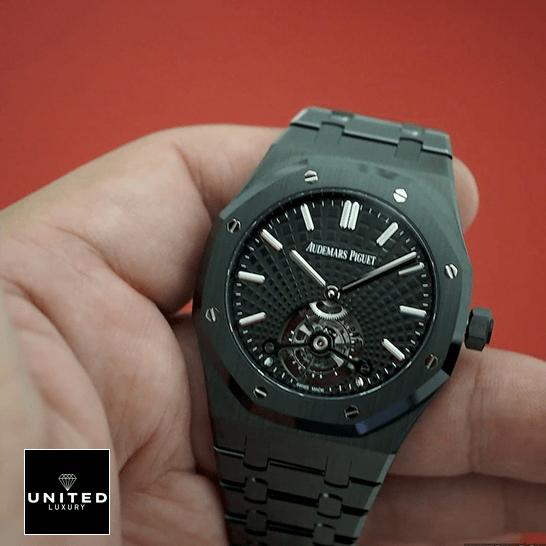 Audthtemars Pigthtuet Tourbillion All Black 26522CE.OO_.1225CE Replica on the han