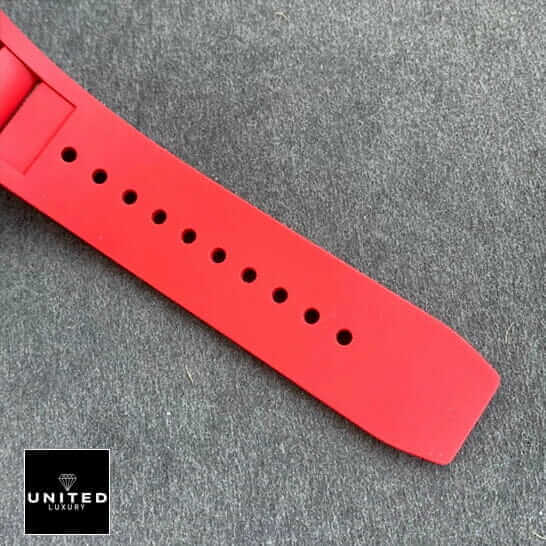 Richthtard Mithtlle  Red Rubber Bracelet Replica