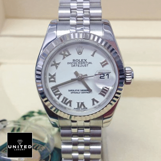 rolthtex Datejust White Roman Numeral Dial 179174 Exact Replica 1:1 rolthtex datejust 179174 replica white rolthtex Datejust 179174 White Dial Romen Numerial Replica