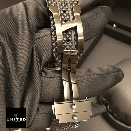 hubthtlot Big Bang 301.cx_.130.rx Steel Clasp Replica opened clasp