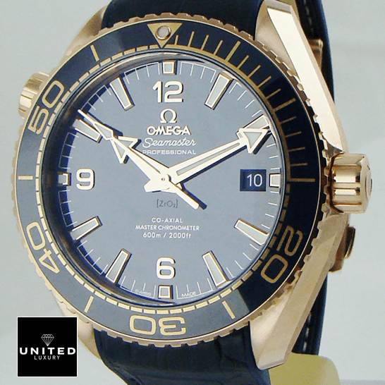 omethtga Seamaster Planet Ocean Steel 215.63.44.21.03.001 "Planet Ocean" Premium Replica 1:1 omethtga seamaster planet ocean steel 215.63.44.21.03 man omethtga Seamaster Blue Dial Planet Ocean Replica crown / push button