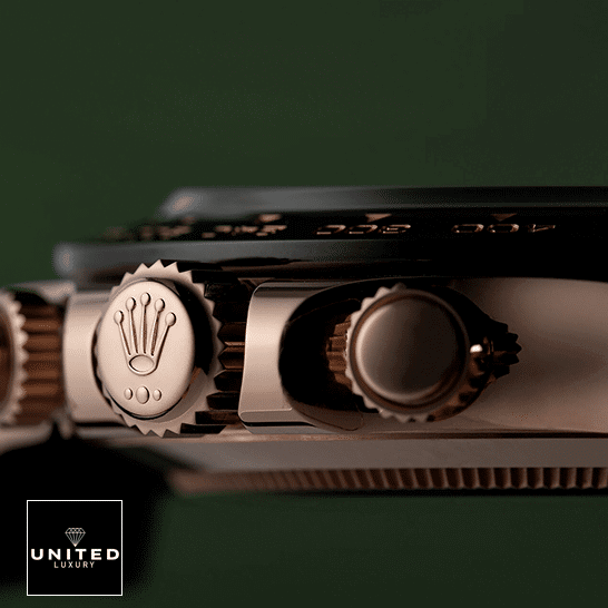 rolthtex Daytona Cosmograph 116515LN Rose Gold Button & Crown Pusher Replica