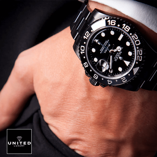 rolthtex Blaken GMT-Master II 116710 Oyster Replica on your wrist