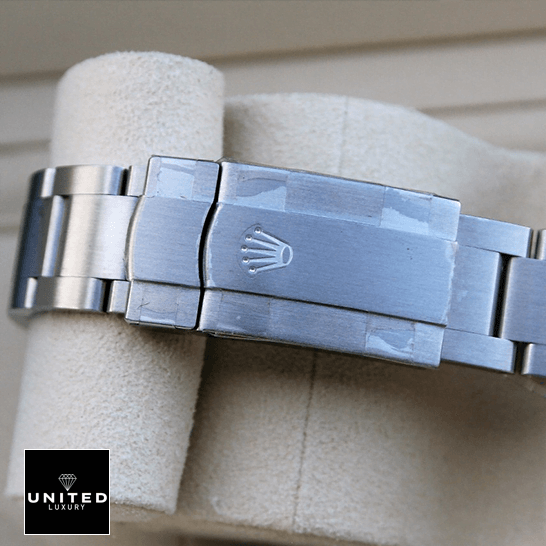 rolthtex Stainless Steel Replica clasp on the rolthtex logo in rolthtex box