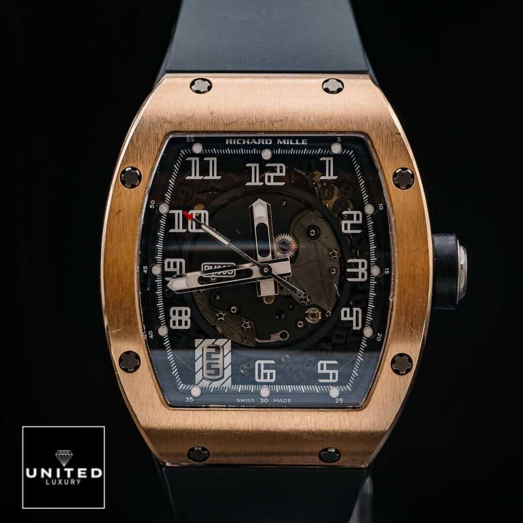 Richthtard Mithtlle RM 005 "Automatic" Masterpiece Replica Yeni Proje 3 15 Richthtard Mithtlle RM055 Bubba Watson Black Dial Replica black background